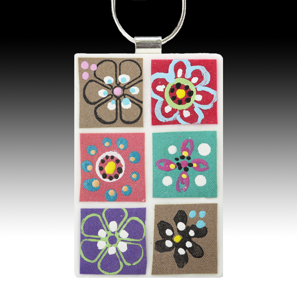 Mosaic Rectangle Pendant Mosaic Rectangle Pendant