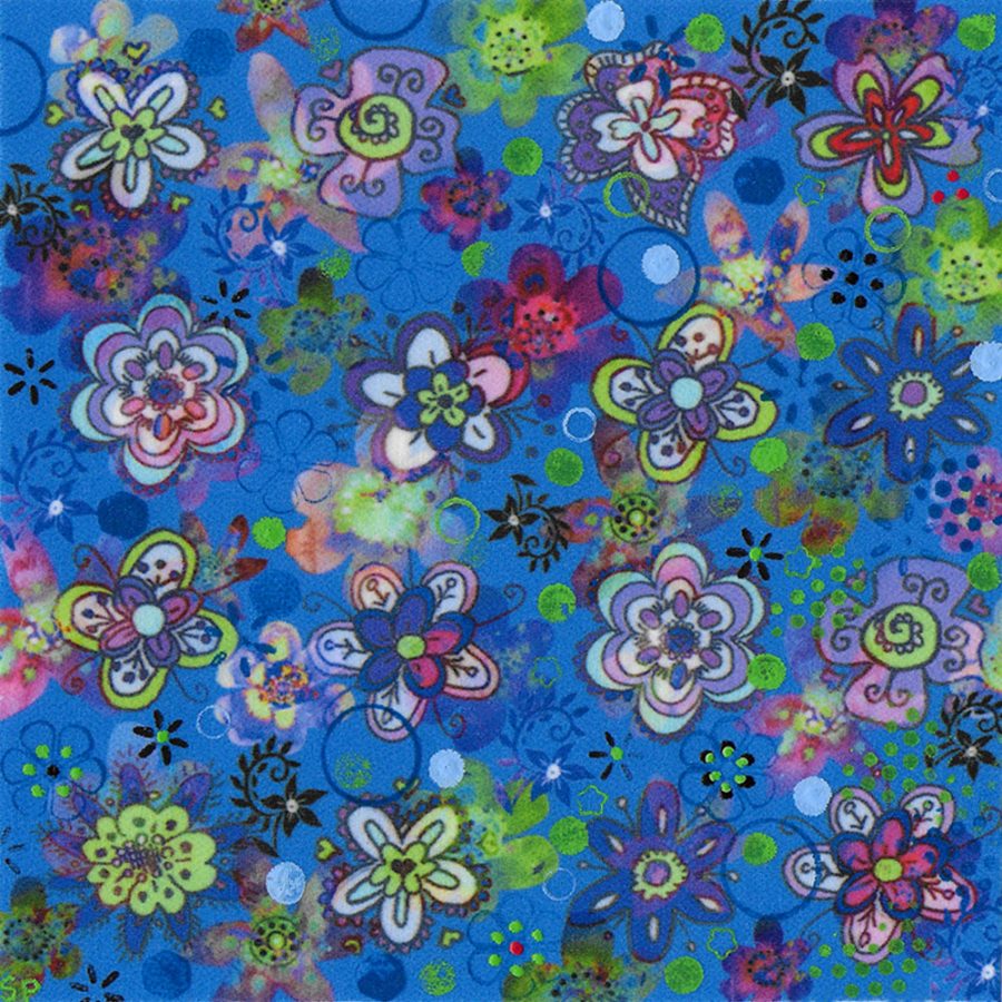 Suzi Pye azure watercolour flowers