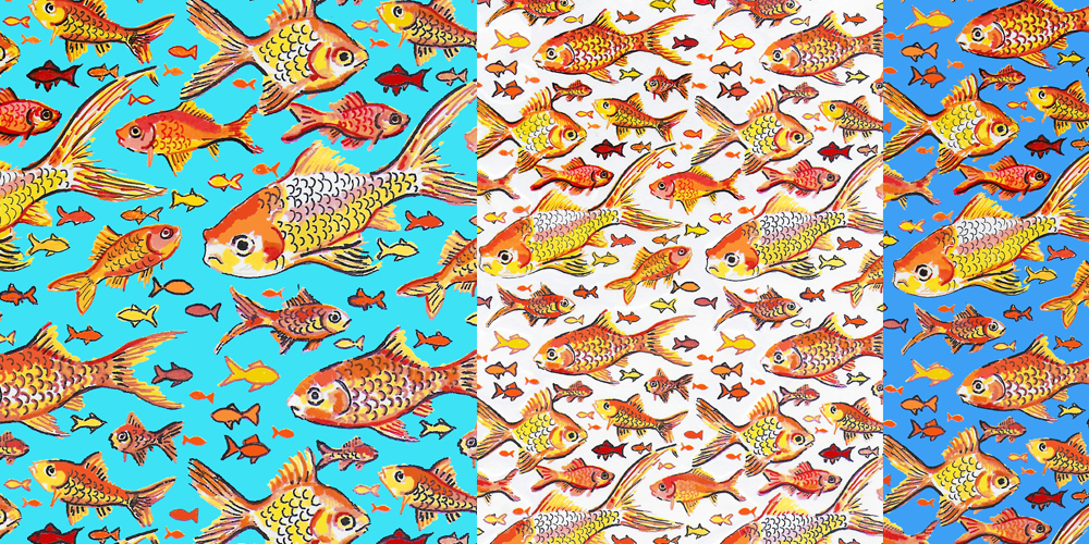 G for Goldfish repeat patterns